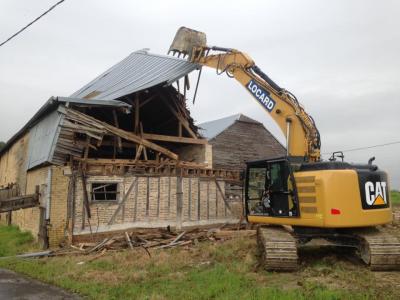 TRAVAUX DE DÉMOLITION DANS LES ARDENNES