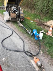 TRAVAUX DE FONÇAGE SOUS CHAUSSEE ARDENNES